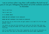 Chocolate Bird