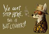 We Can't Stop Here, This is Bat Country