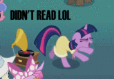 Didn't Read LOL