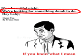 If You Know What I Mean