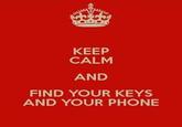 Where Me Keys, Where Me Phone?