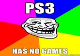 PS3 Has No Games