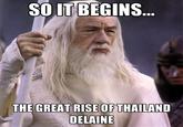 So it begins/Foreboding Gandalf