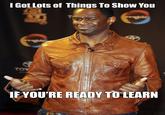 Brian McKnight "If You're Ready To Learn"