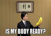 Satoru Iwata Holding Bananas