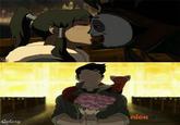 Crying Bolin / Kissing Korra