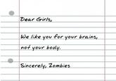Dear Girls