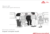 Queensland Rail Etiquette Posters
