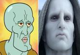 Handsome Squidward/Squidward Falling