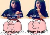 Hey Girls, Did You Know...