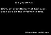 Did You Know?