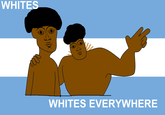 Argentina is white
