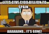 And It's Gone