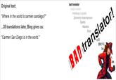 Bad Translator