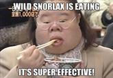 A wild Snorlax appears!