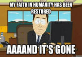 And It's Gone