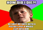 Angry School Boy