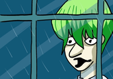 Season 0 Kaiba Staring At the Rain Through a Window
