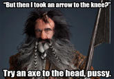 I Took an Arrow in the Knee