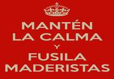 Keep Calm and Carry On