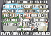 Pepperidge Farm Remembers