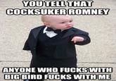 Fired Big Bird / Mitt Romney Hates Big Bird