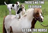 There's No Time To Explain