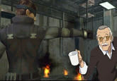 Stan Lee Asking for Coffee