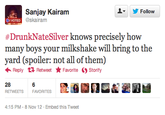 Nate Silver / Drunk Nate Silver