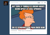 Cole Sprouse's Tumblr Experiment