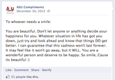 University Compliment Facebook Pages