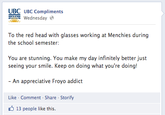 University Compliment Facebook Pages