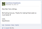 University Compliment Facebook Pages
