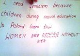 Who Needs Feminism?