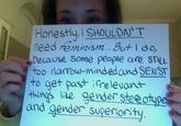 Who Needs Feminism?