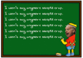 Bart Simpson's Chalkboard Parodies
