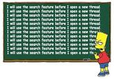 Bart Simpson's Chalkboard Parodies