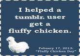 Peyton's Fluffy Chicken