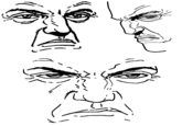 Frank Castle's face