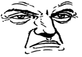Frank Castle's face