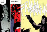 Frank Castle's face