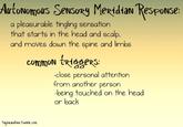 Autonomous Sensory Meridian Response (ASMR)