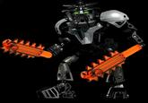 ORANGE TRANSPARENT CHAINSAW