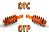 ORANGE TRANSPARENT CHAINSAW