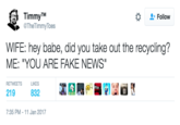 "You Are Fake News"