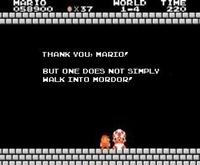 One Does Not Simply Walk into Mordor