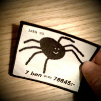 Paying Bills with Spider Drawings (Seven-Legged Spider)