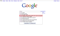 Google Search Box Suggestions