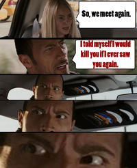 The Rock Driving