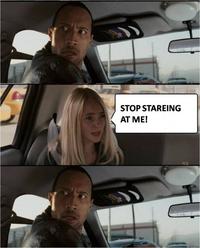 The Rock Driving